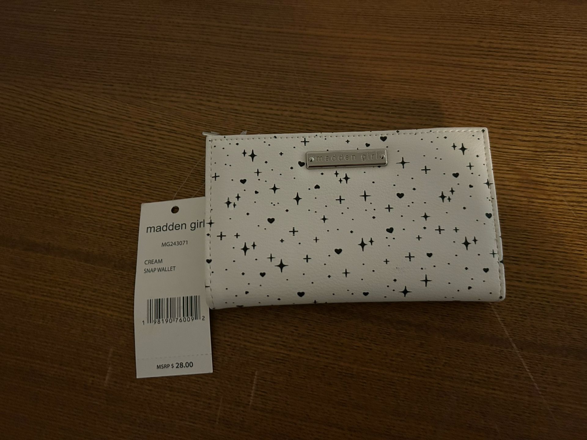White Steve Madden Wallet