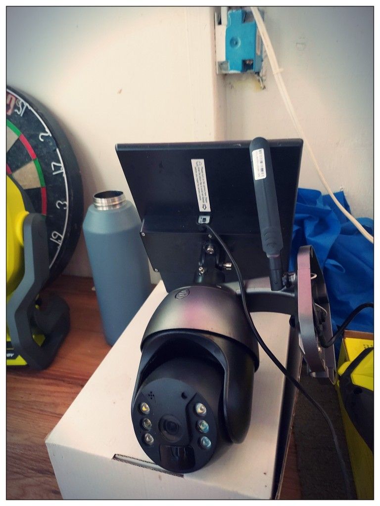 SOLIOM S600 3G/4G LTE Outdoor Solar Powered Cellular Security Camera Wireless,Pan Tilt 360°View Spotlight,1080p Night Vision,2 Way Talk,PIR Motion Sen