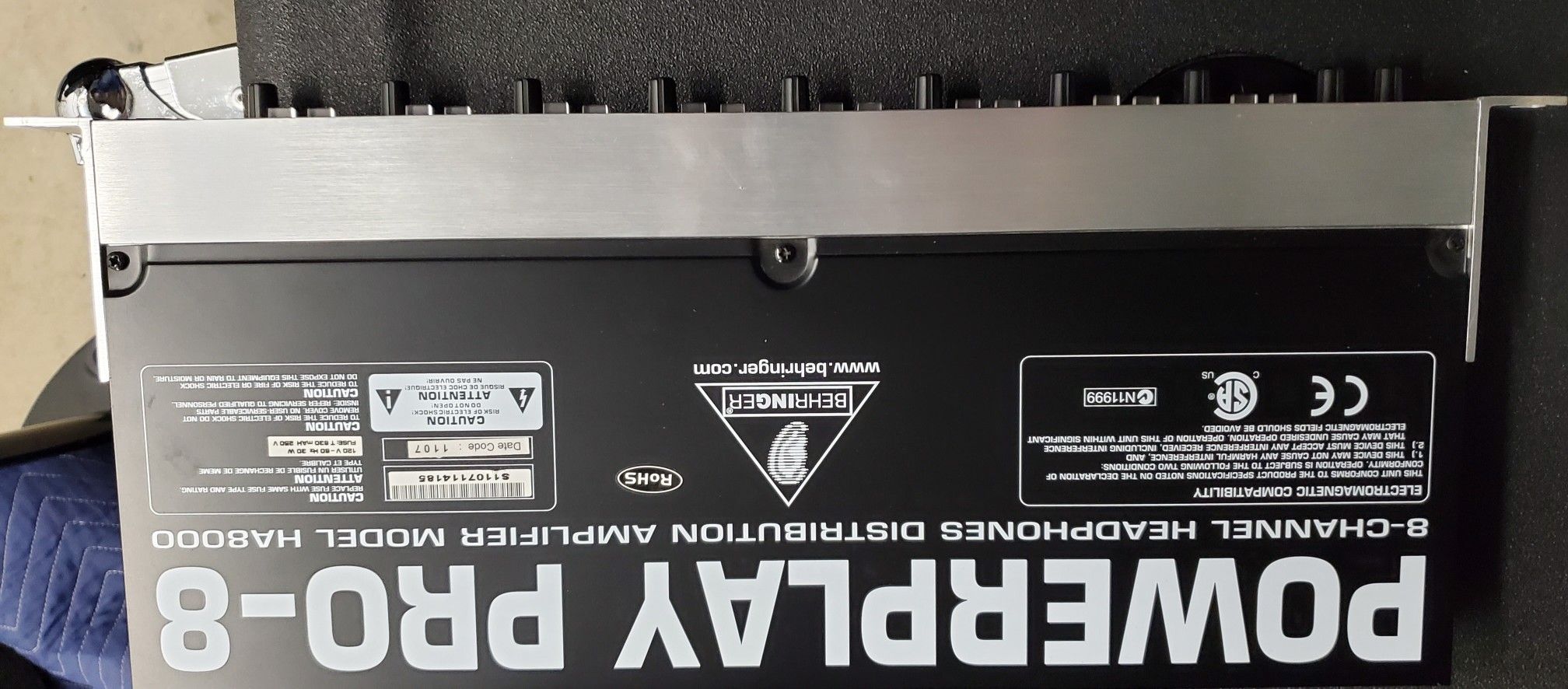 Behringer Powerplay PRO 8 Amplifier