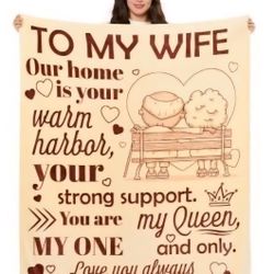 To My Wife Blanket