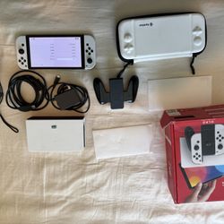 Nintendo Switch OLED with SD Card And Case