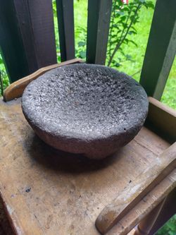 Mexican Hot Sauce Maker Stone Grinder Bowl for Garlic tomatoes Chili