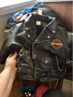 Child’s Leather Harley Davidson Jacket