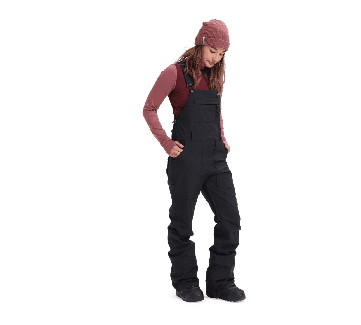 Burton Avalon Bib Overalls Snowboard Pants - Women's XS Black