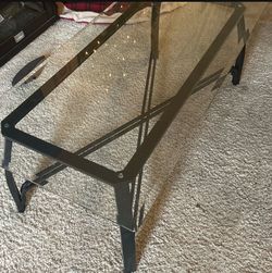 Glass Coffee table and end tables