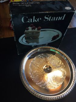 Leonard Silver Cake Plate