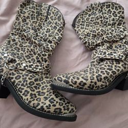 Shyanne Leopard Boots