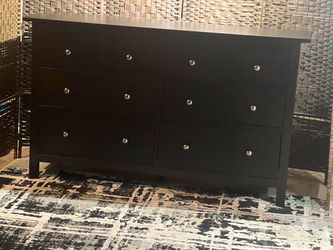 Ikea Hemnes black 8 drawers dresser