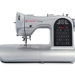 SINGER® Silver Heritage™ 8748 Electronic Sewing Machine with 24 Built-in Stitches and an Automatic Needle Threader