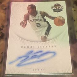 KAWHI LEONARD SIGNED 2012 PANINI PAST & PRESENT RC BASKETBALL CARD