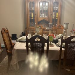 Formal Dining Room Table, And China Cabinet As For Real