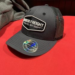 Brand new, unworn Harbor Freight hats