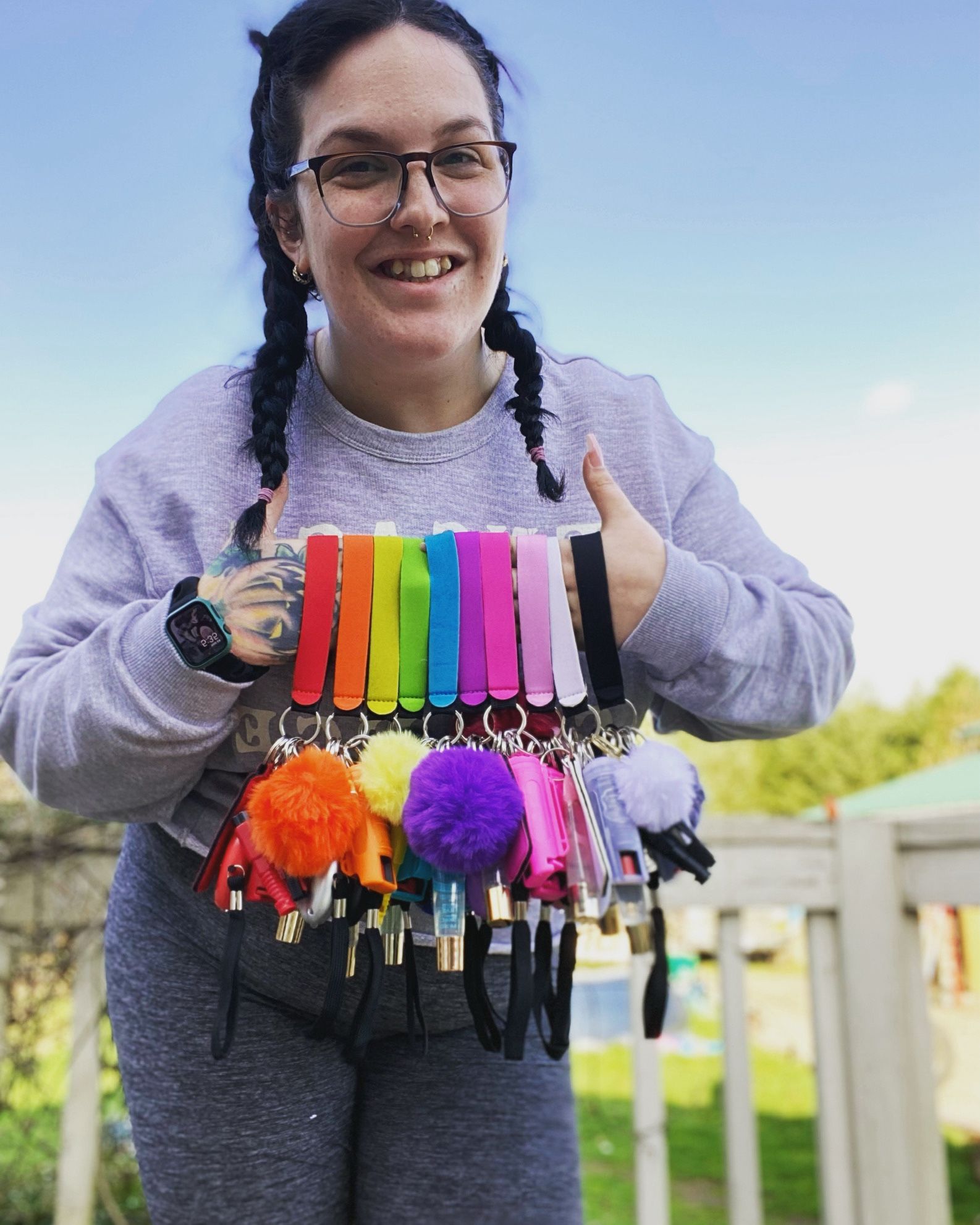 Mythical Babe Safety Keychains