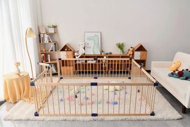 Light Wood Colored Baby Safety Gate
