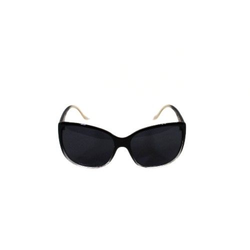 Vintage 2010s Black Ombre Women Large Sunglasses