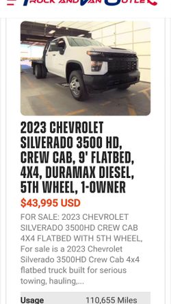 SILVERADO CREW CAB FLATBED DIESEL CLEAN TITLE WORK READY FOR SALE 📞305-523-9373 👉🏼👉🏼OLIVER  FLEET SALES WE FINANCE 