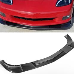 2005-2013 for Chevy Corvette C6 Base Models Front  Splitter Carbon Fiber