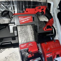 M18 Fuel 18v Lithium-lon Brushless Cordless Deep Cut Band Saw # 2729-20 Battery 6.0 And Charger All Brand New 