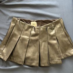 Leather Skirt 