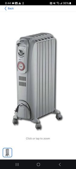 DeLonghi Safeheat Oil-Filled Radiator Heater – White – Original Price $150