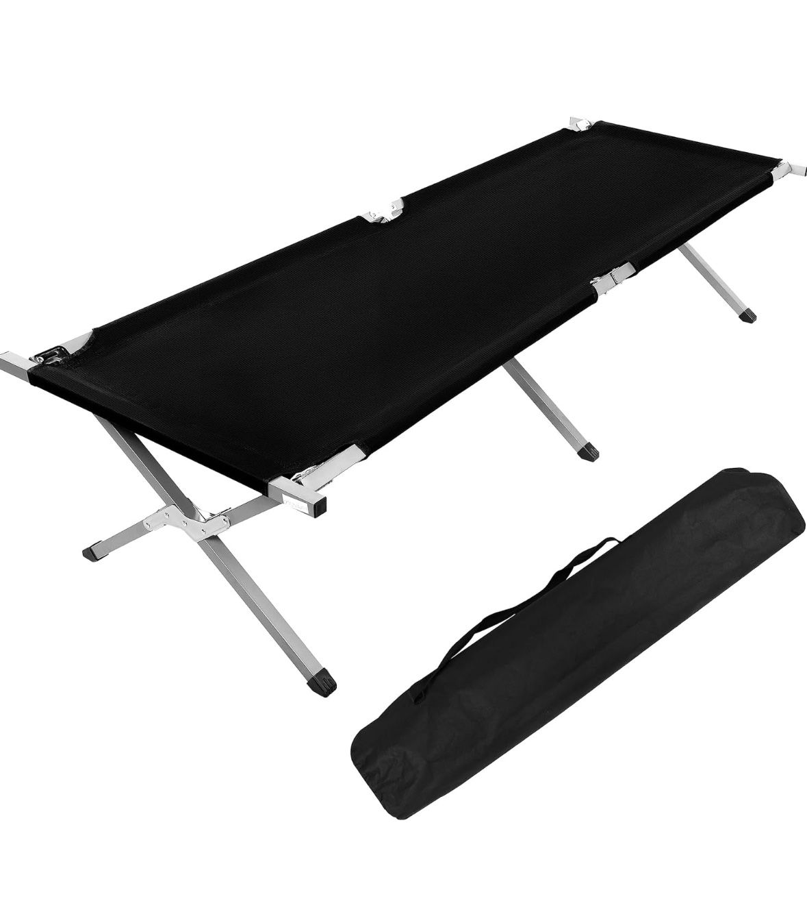 Camping Cot, Sleeping Cots for Adults with Storage Bag,