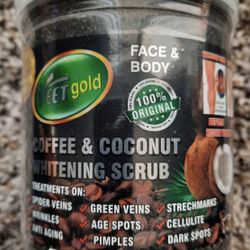 Veet gold coffee and coconut  scrub