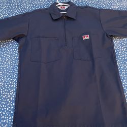 Ben Davis Zip Up Button Up(size S)