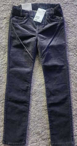 Nwt H&M Gray Corduroy Pants 6/7