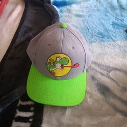 Yoshi super Mario hat.