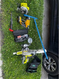 Contractor Tool Bundle – Ryobi, DeWalt & More – Great Condition