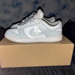  Low Retro Dunks Grey/White