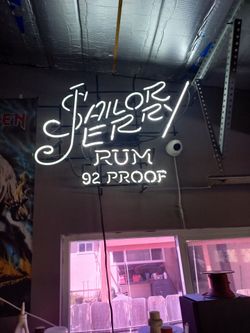 Sailor Jerry neon sign
