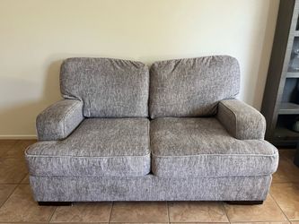 Large Grey Comfy Couch