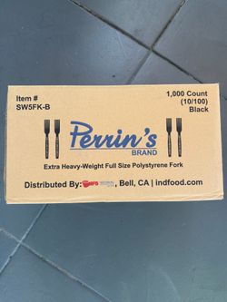 Bulk Black Plastic Forks - 1,000 Count (Heavy Duty)