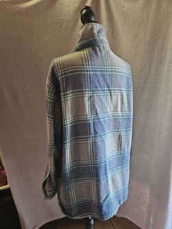Plaid Flannel Shirt Jacket