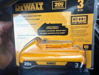 DeWalt 3AH 20v Lithium Ion Battery