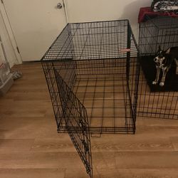 Large Dog Kennel 2 Door With Tray 