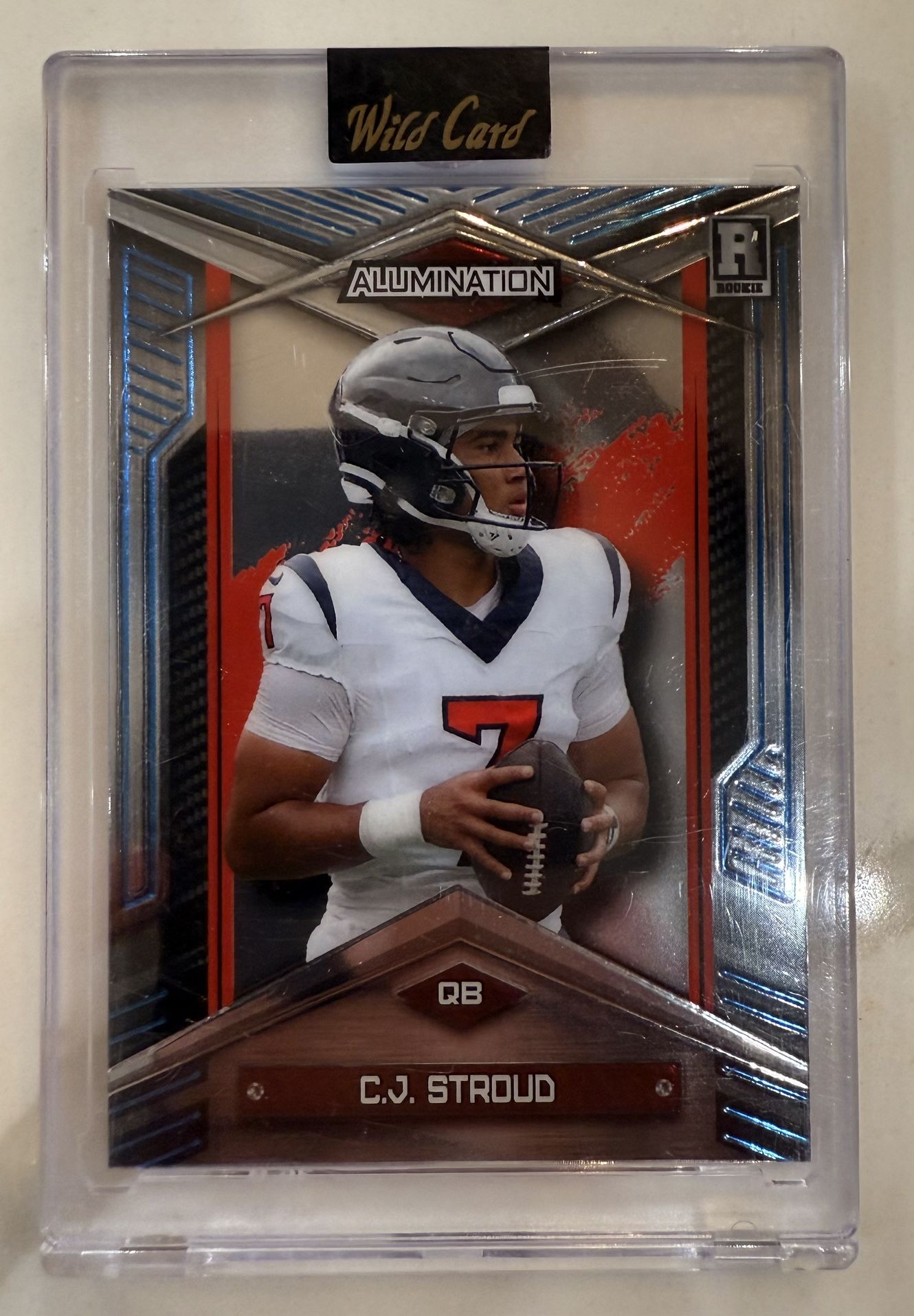 CJ Stroud  2023 Wild Card Alumination Silver/Red #ABC-CS  RC SEALED 🔥