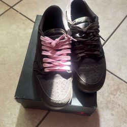 TRAVIS SCOTT X JORDAN 1 LOW OG SP 'VELVET BROWN