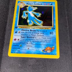Pokémon Misty’s Golduck 1st Edition
