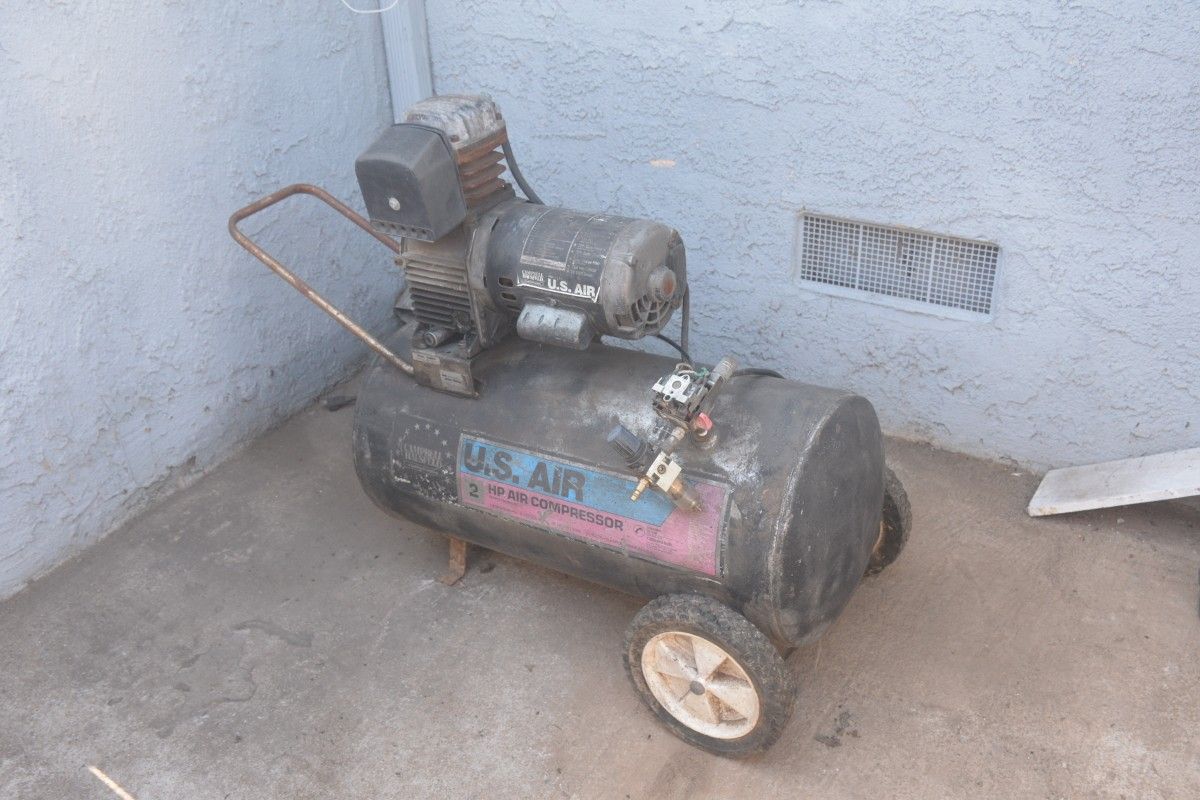 US Air 2 HP Air Compressor 125 PSI