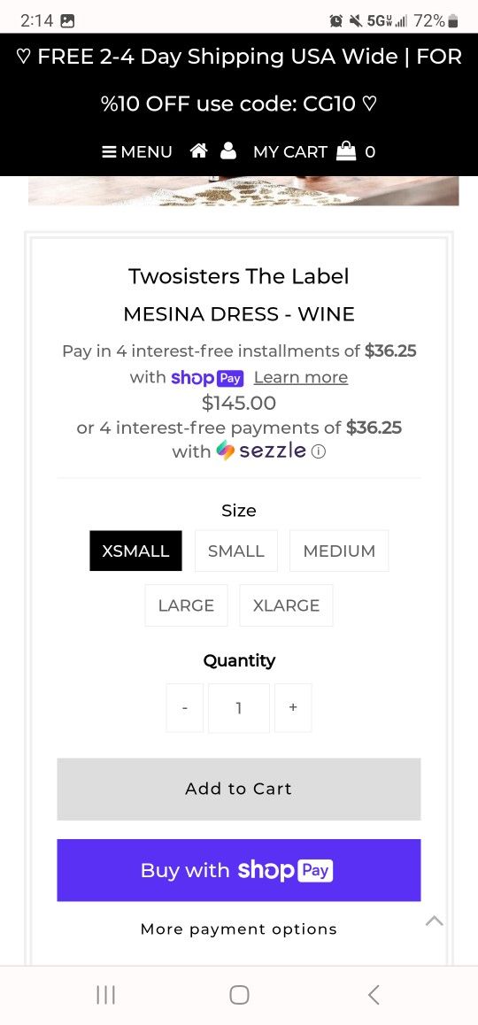 New Chalz Gazelle Dress