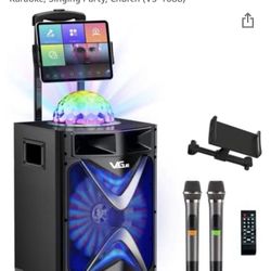 Bluetooth Portable Kareooke New $180