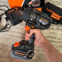 DOVAMAN 20V MAX Cordless Impact Wrench 1000FT-LBS High Torque 1/2”