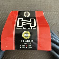 Hosa SKT-250Q Edge Speaker Cable, Neutrik speakON to 1/4" TS, 50 Feet