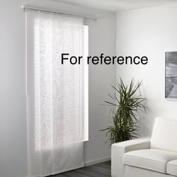 IKEA sliding panel Curtains - VIDGA curtain panel system