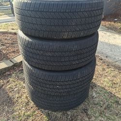 Set 275 50 22 Bridgestone Alenza  no patches no plugs used dont install