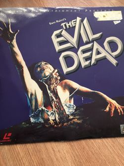 Evil dead Laserdisc. Horror
