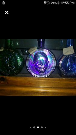 5 Fenton carnival glass bottles 25.each or 5 for 100.