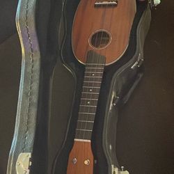 Small String Instrument With Case